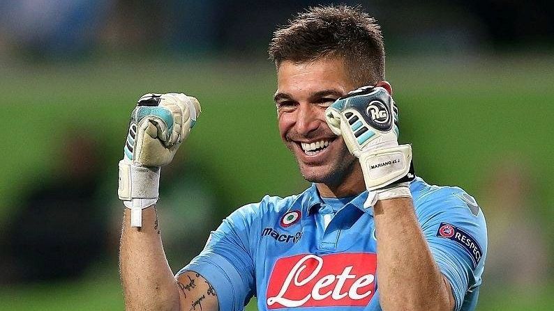Mariano Andujar, portiere della SSC Napoli