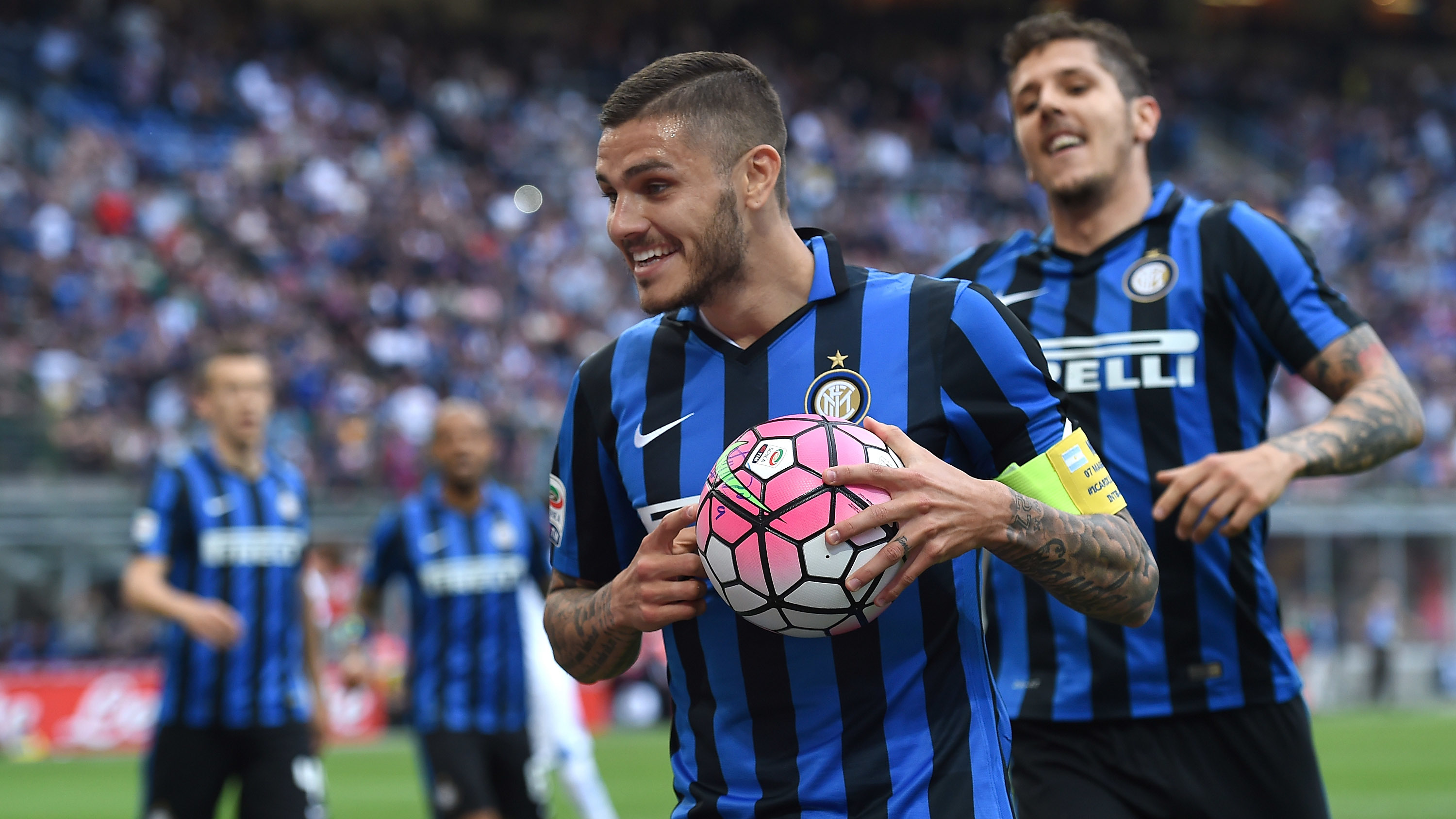  Mauro Icardi, attaccante in orbita Napoli (Photo by Valerio Pennicino/Getty Images)